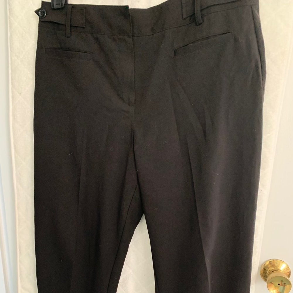 Dress Barn Women's black poly/rayon pants 12